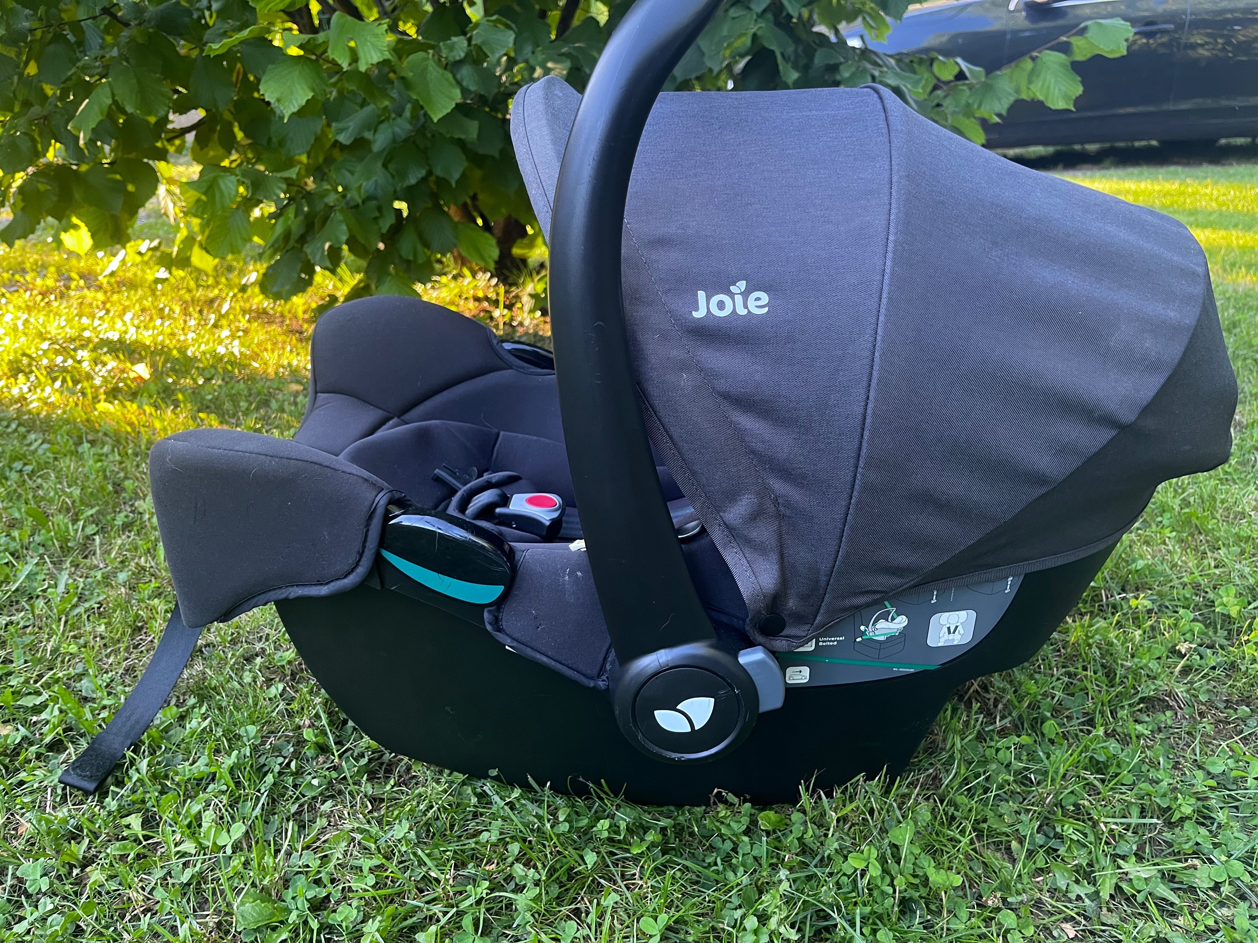 Fotelik samochodowy Joie i-Snug 2 + wczepy do wózka | Jak nowy