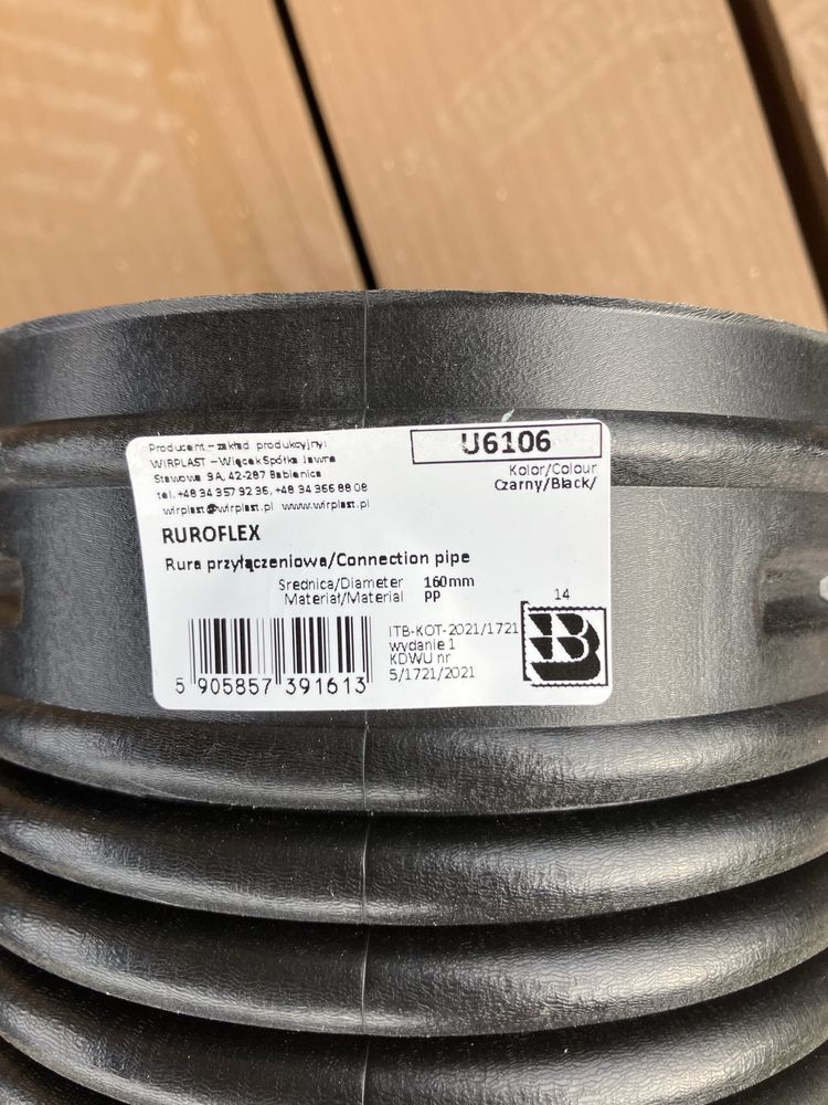 Rura przyłączeniowa DN 150mm