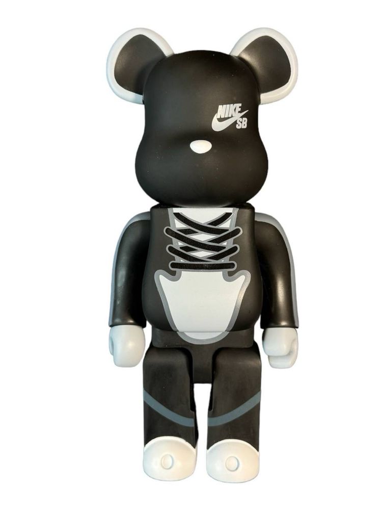 Bearbrick NIKE SB BLACK 28cm (бірбрік) колекційна іграшка