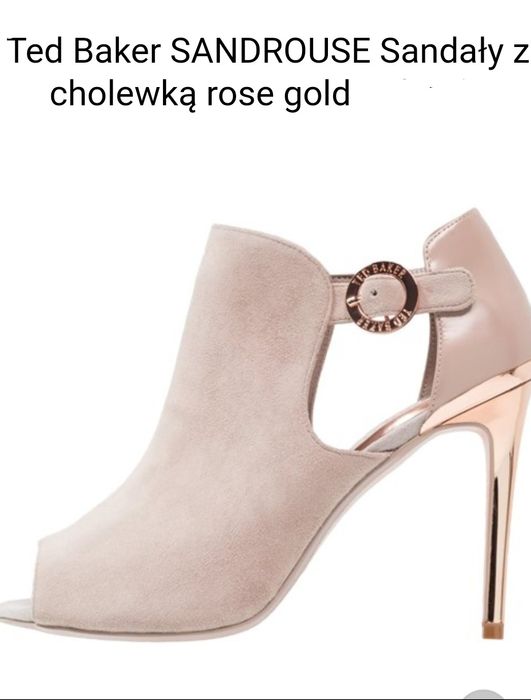 TED BAKER Sandrouse sandaly z cholewka 41