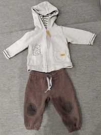 Dres jesienny bluza i spodnie r.74 unisex Disney Baby (Kubuś Puchatek)