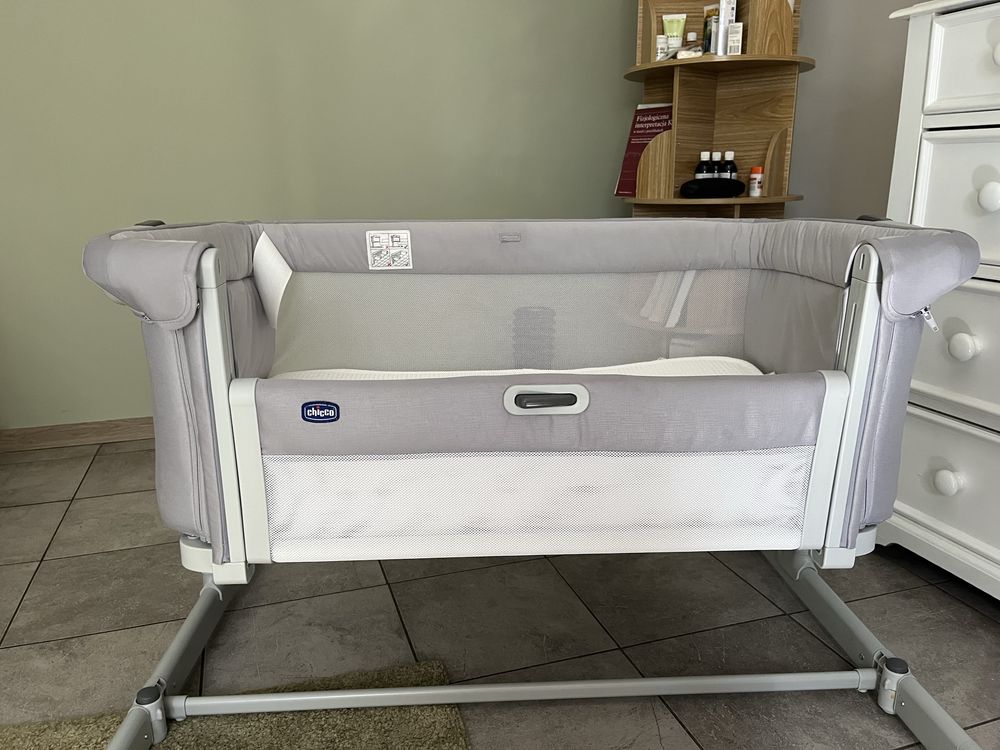Łóżeczko Chicco Next2Me Magic Evo Grey Misty + akcesoria