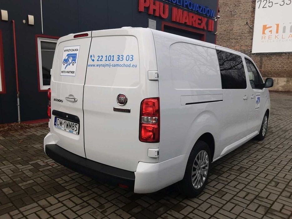 Wynajem pojazdu Fiat Scudo Brygadówka 6-osobowa