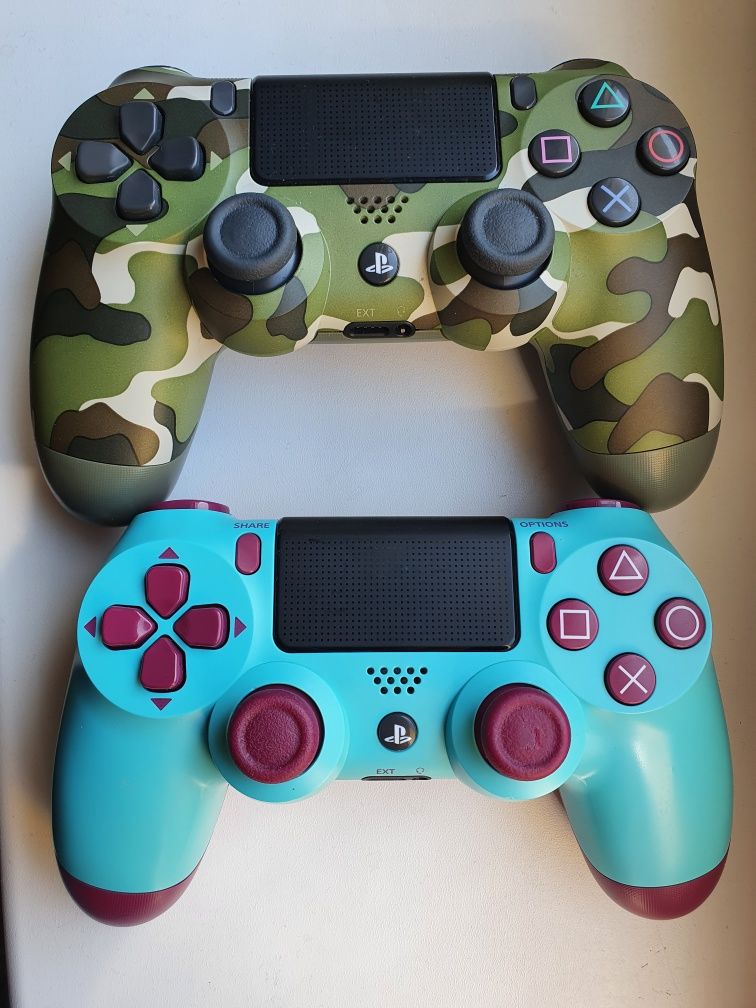 ORYGINALNY PAD PS4 Dualshock 4 Green Camo Black BlueBerry