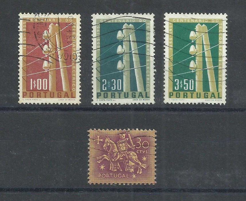 Selos portugueses – Ano completo de 1955, 13 selos usados