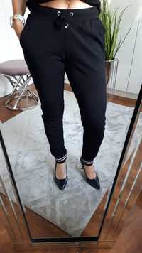 Spodnie damskie materiałowe czarne S/M