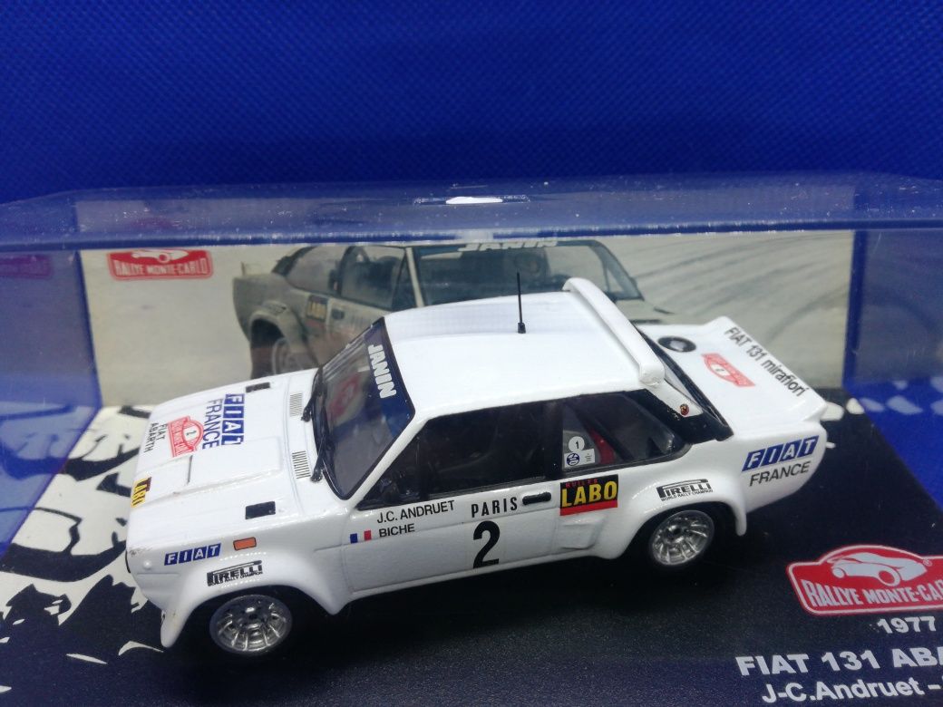 N69 Miniaturas 1/43 Fiat de Rally 7 Modelos