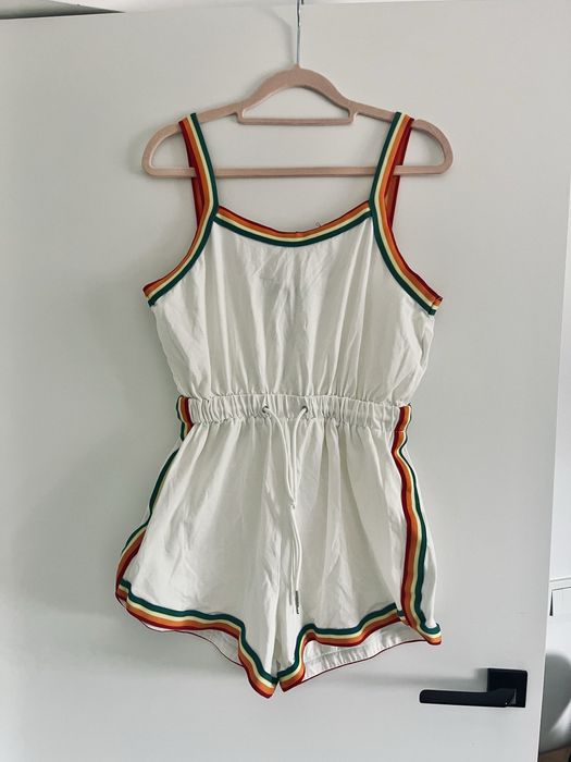 Kombinezon L XL Zaful nowy biały plażowy