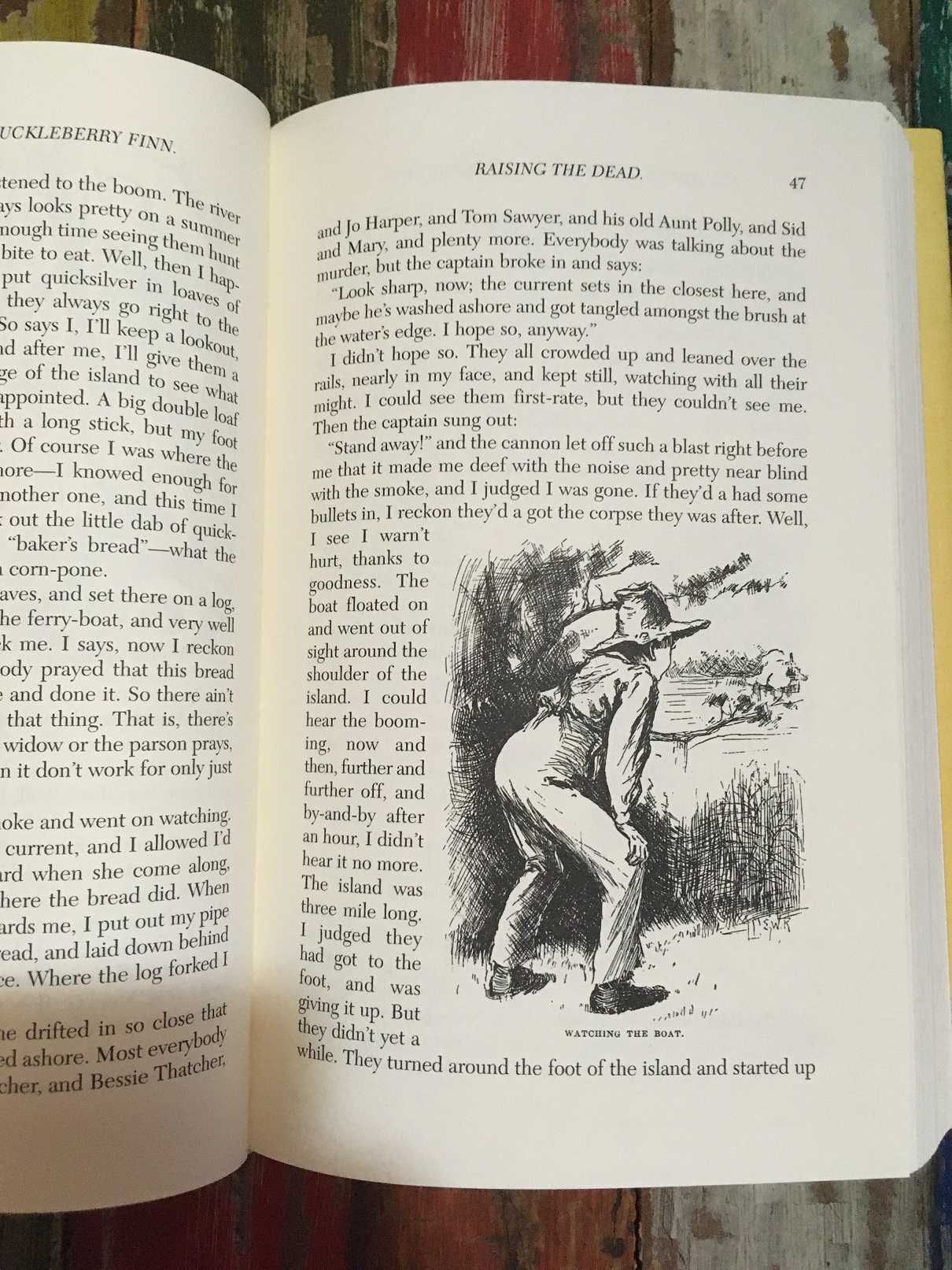 Adventures Of Huckleberry Finn de Mark Twain | Livro Raro | Capa Dura