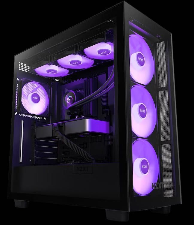 СВО NZXT Kraken RGB 360 мм, RGB, Hub Fans Black (RL-KR360-B1)