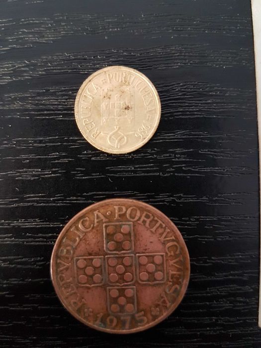 Moedas e notas de escudo