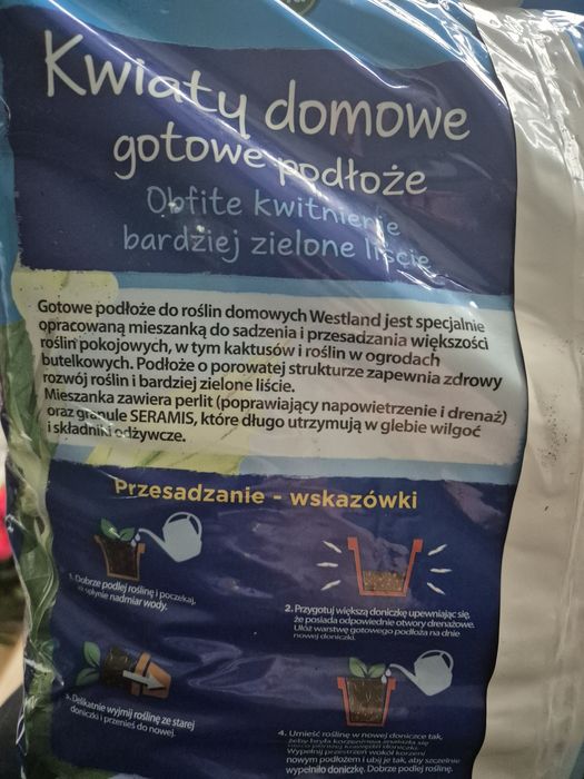 Ziemia Westland Podłoże do Kwiatów Domowych 8L Seramis