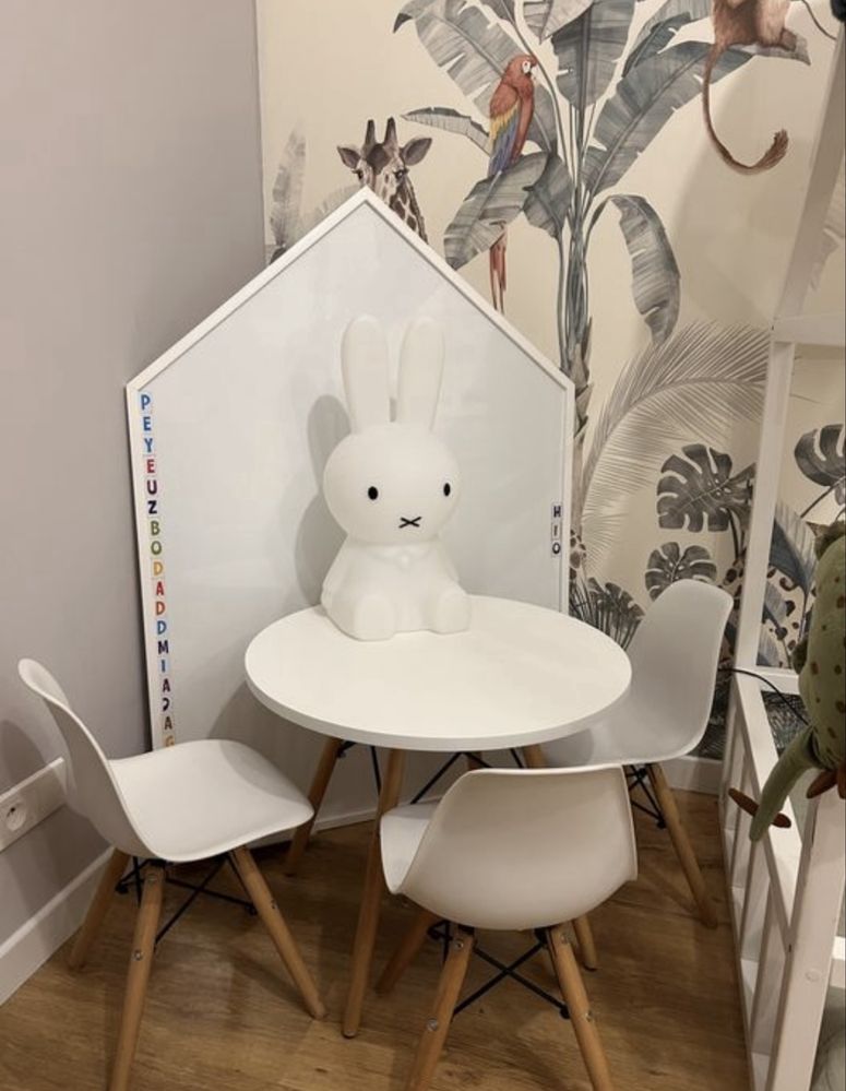 Lampka miffy L 50 cm królik biała lampka