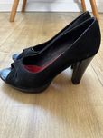 Buty na obcasie czółenka quazi 36 szpilki