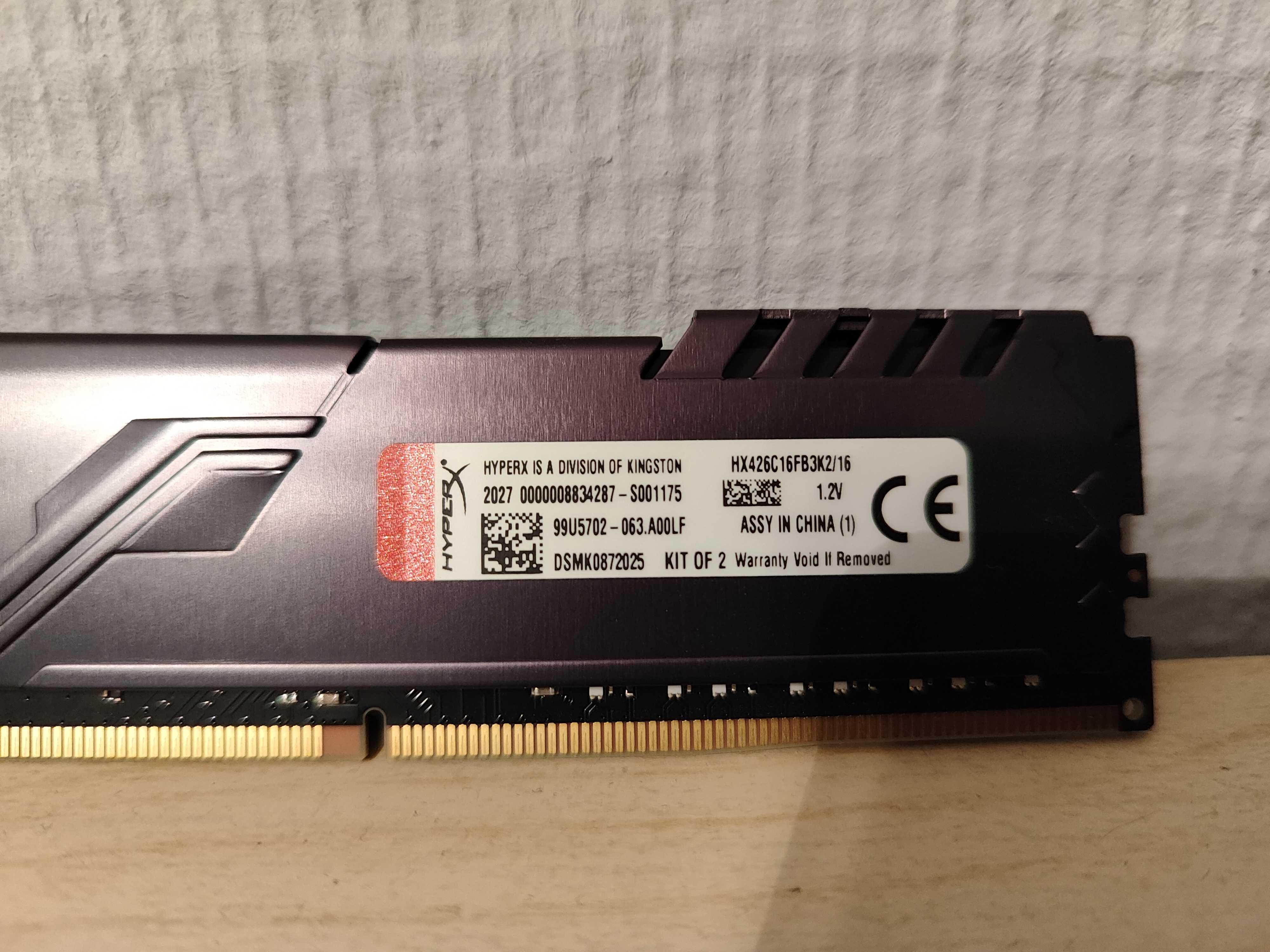 Pamięć RAM Kingston HyperX Fury DDR4 16GB 2666MHz CL16