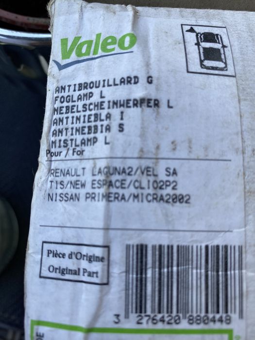 Halogen lewy Micra  primera 02 espase clio p2 laguna