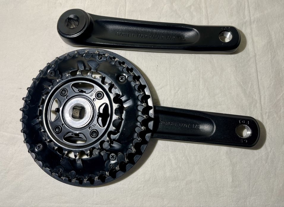 Korby MTB PROWHEEL 2s 36t 26t 6/7/8 175mm kwadrat + suport