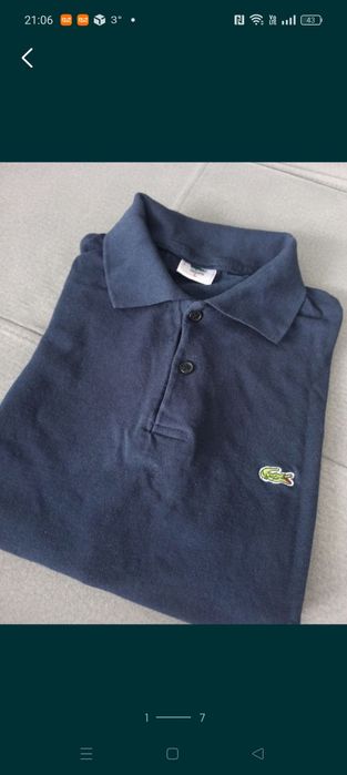 Koszulka polo granatowa rozmiar L ala lacoste