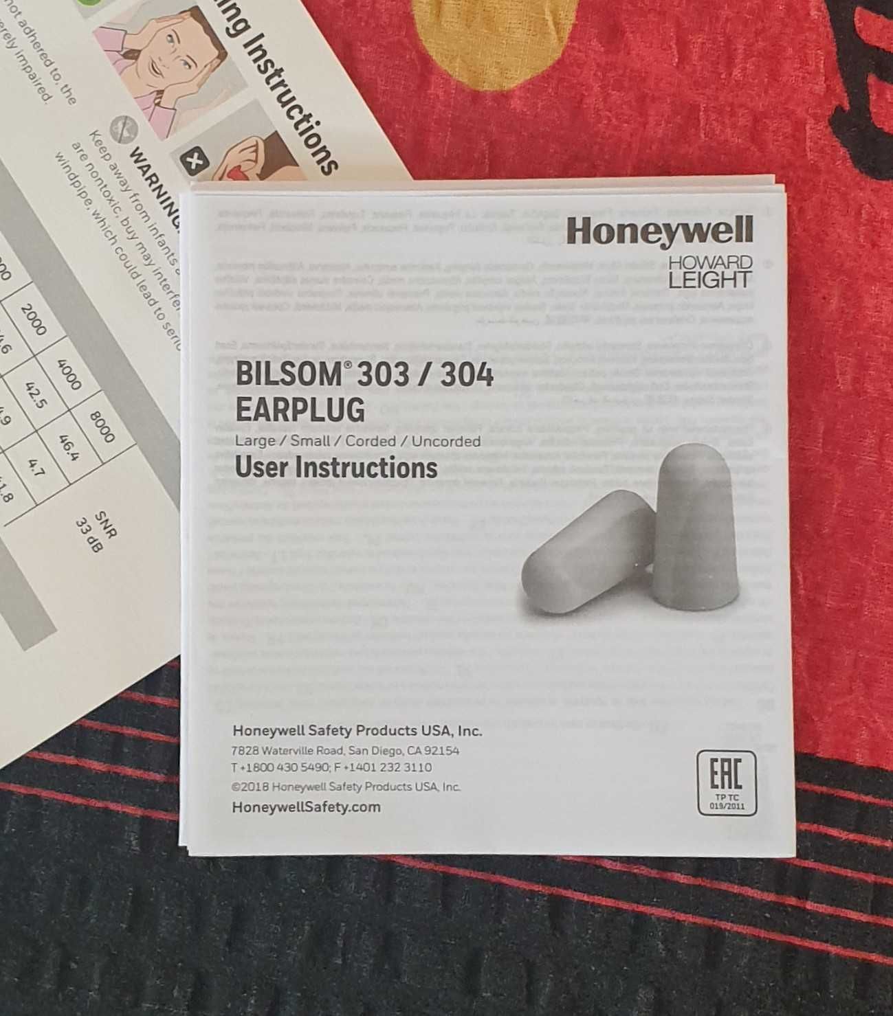BILSON 303/304 Zatyczki do uszy