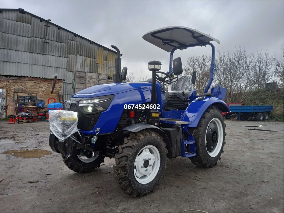 Мінітрактор Файтер Т-254 з дашком | Примусова гідравліка Посилена КПП