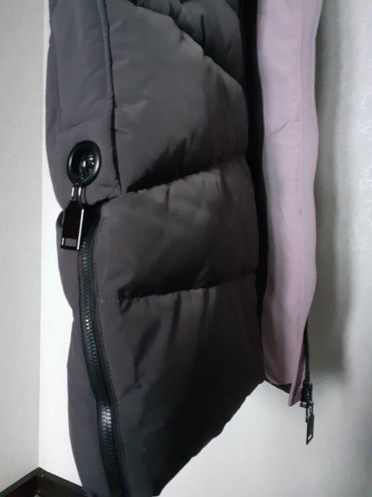 Пуховик жіночий з міхом