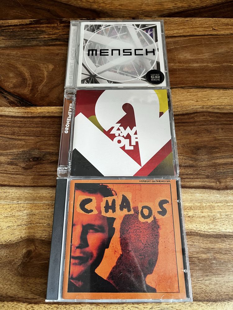 Zestaw 3 płyt CD płyty Herbert Grönemeyer