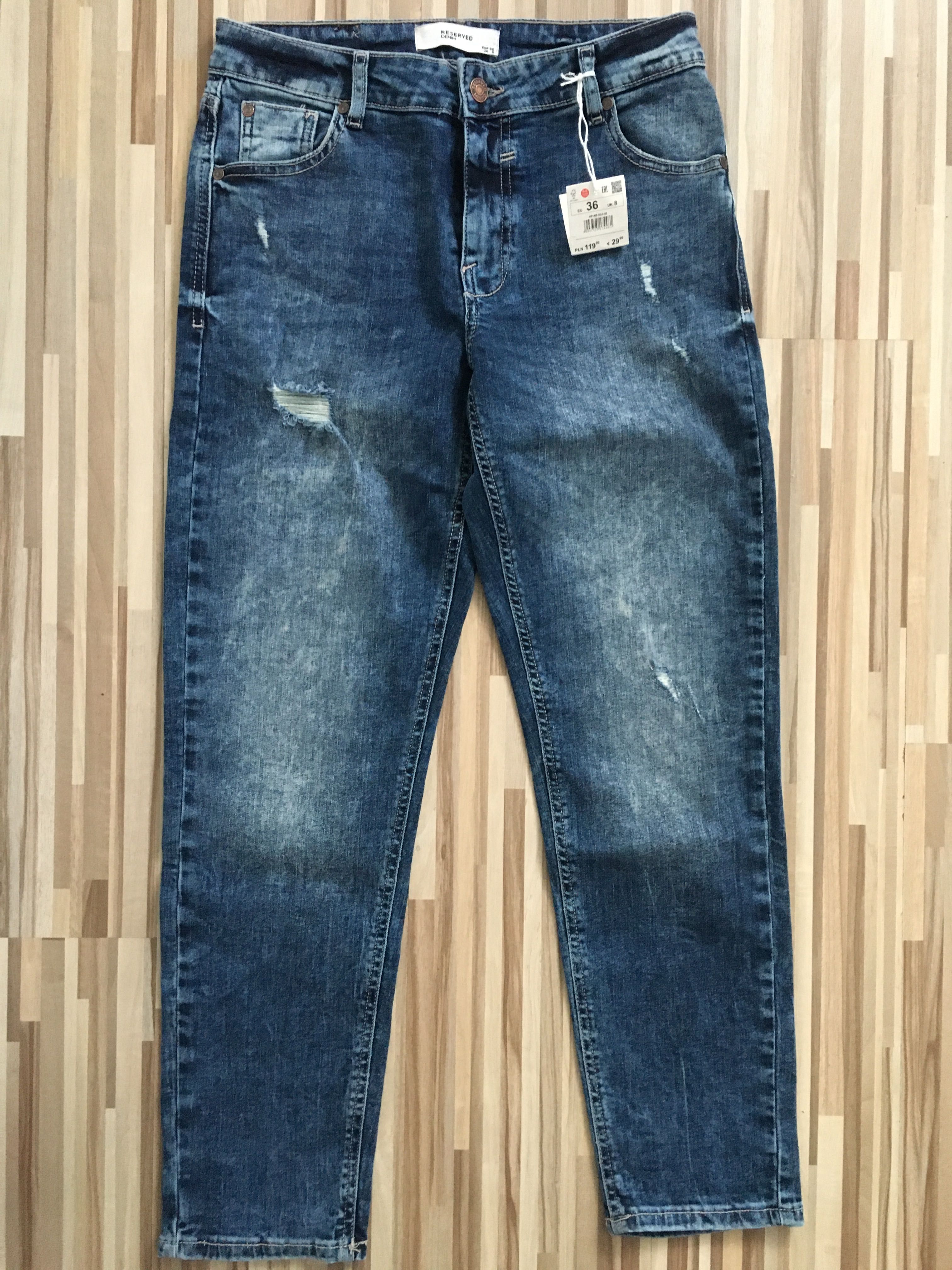 Nowe jeansy Reserved r.36/38
