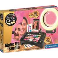 Zestaw Dla Dzieci Do Makijażu Crazy Chic Studio Makeup  Z Lampą