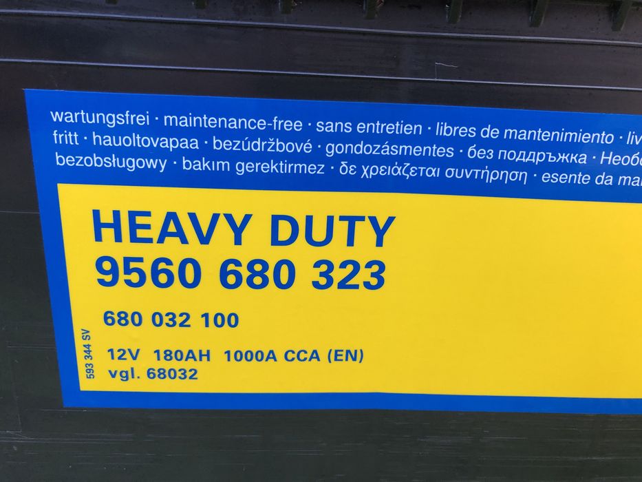 Akumulatory używane 12V 180Ah 1000A stan bdb sprawdzone, gwarancja