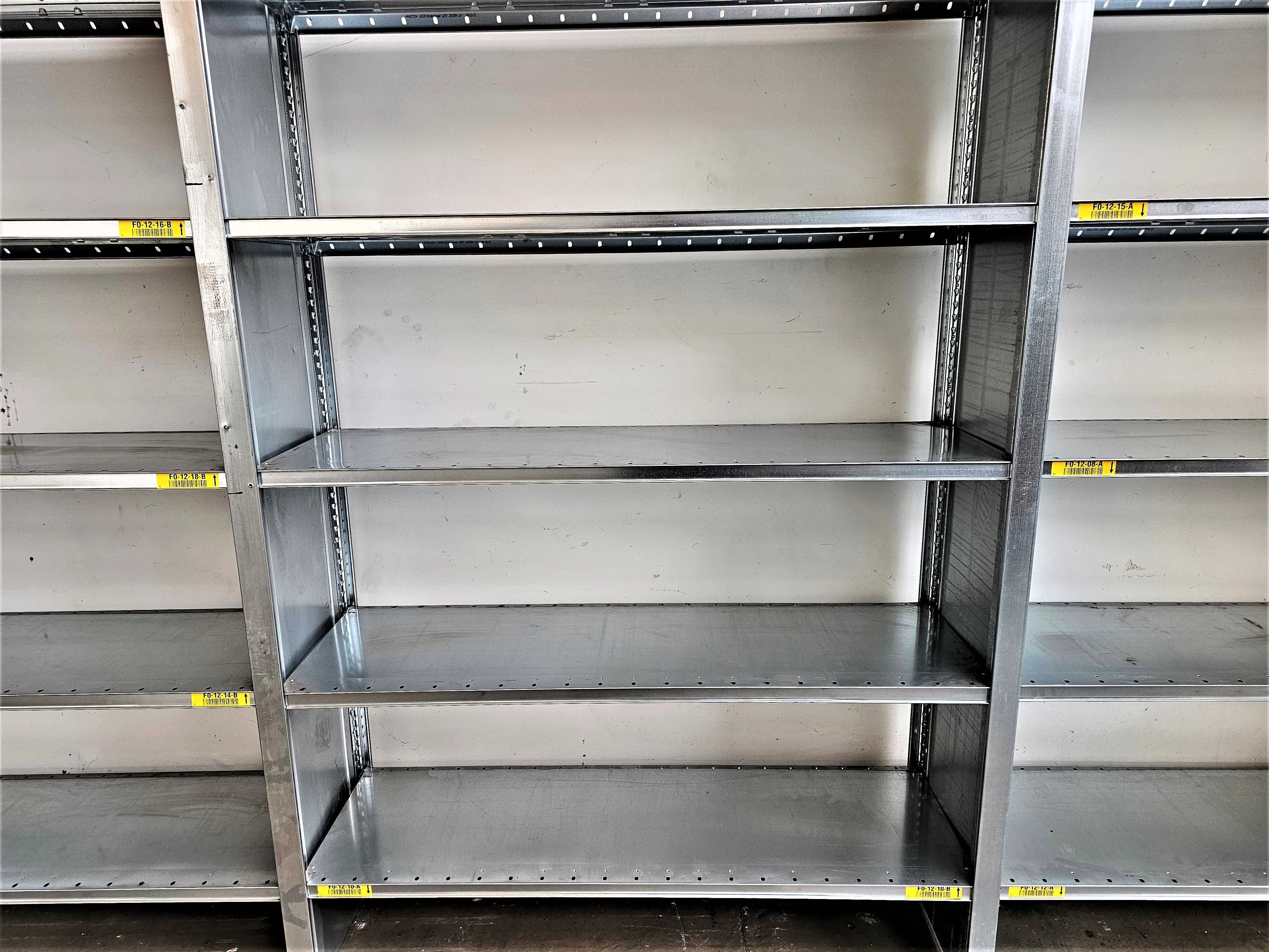 Regał Magazynowy 40x230x393/18p Metalowy Półkowy Ocynk Garaż Warsztat
