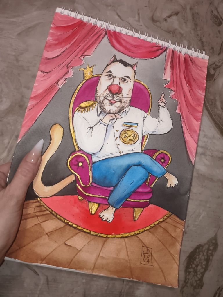 Малюнок шарж Арестович