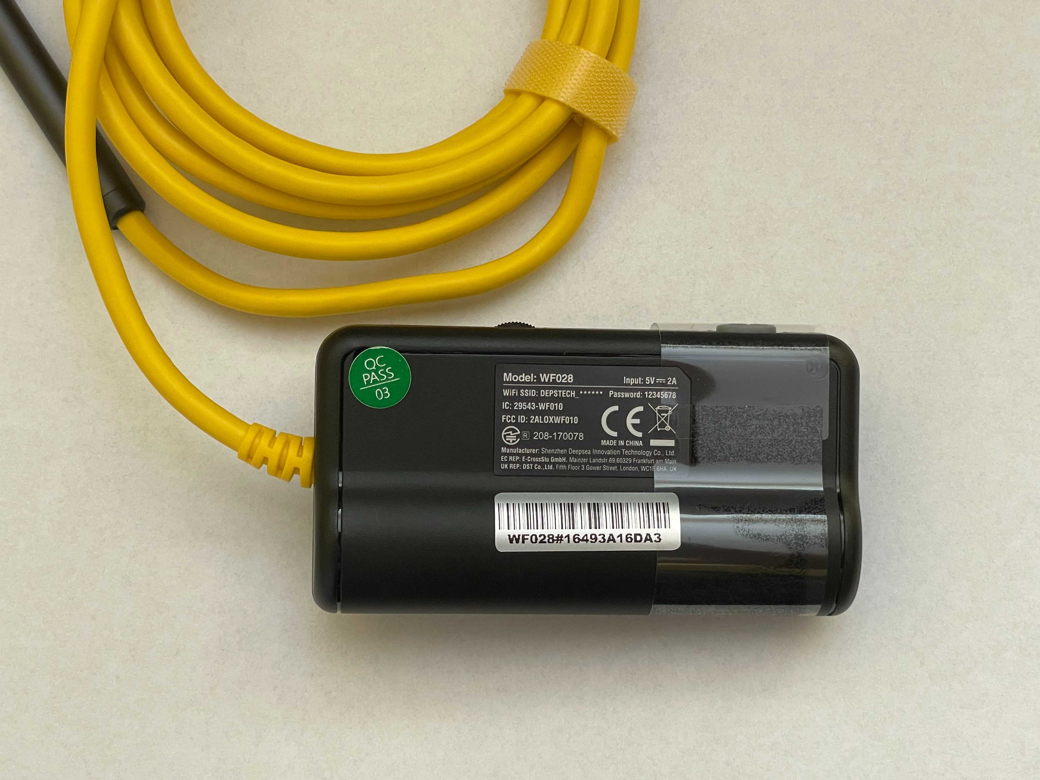 Endoskop Kamera inspekcyjna endoskopowa 5 MP megapikseli kabel 2m WiFi