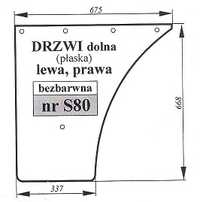 Fendt 260P FARMER - drzwi dolna lewa,prawa S 80