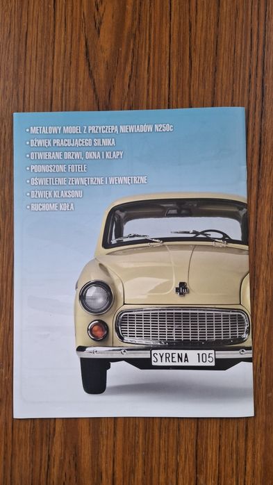 Syrena 105 DeAgostini 1:8 numer 2