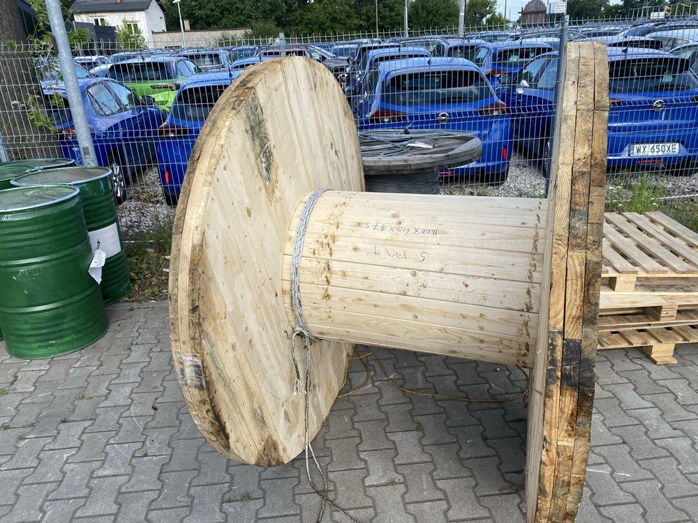 Szpule bębny drewniane po kablu