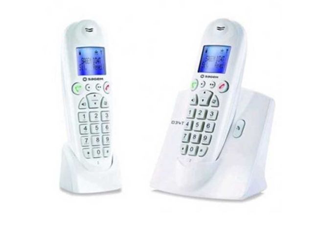 Reserca - 2 Telefones sem fio Sagem D34T DUO novos