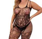 B003 PLUS SIZE bielizna erotyczna bodystocking komplet body XL/4XL