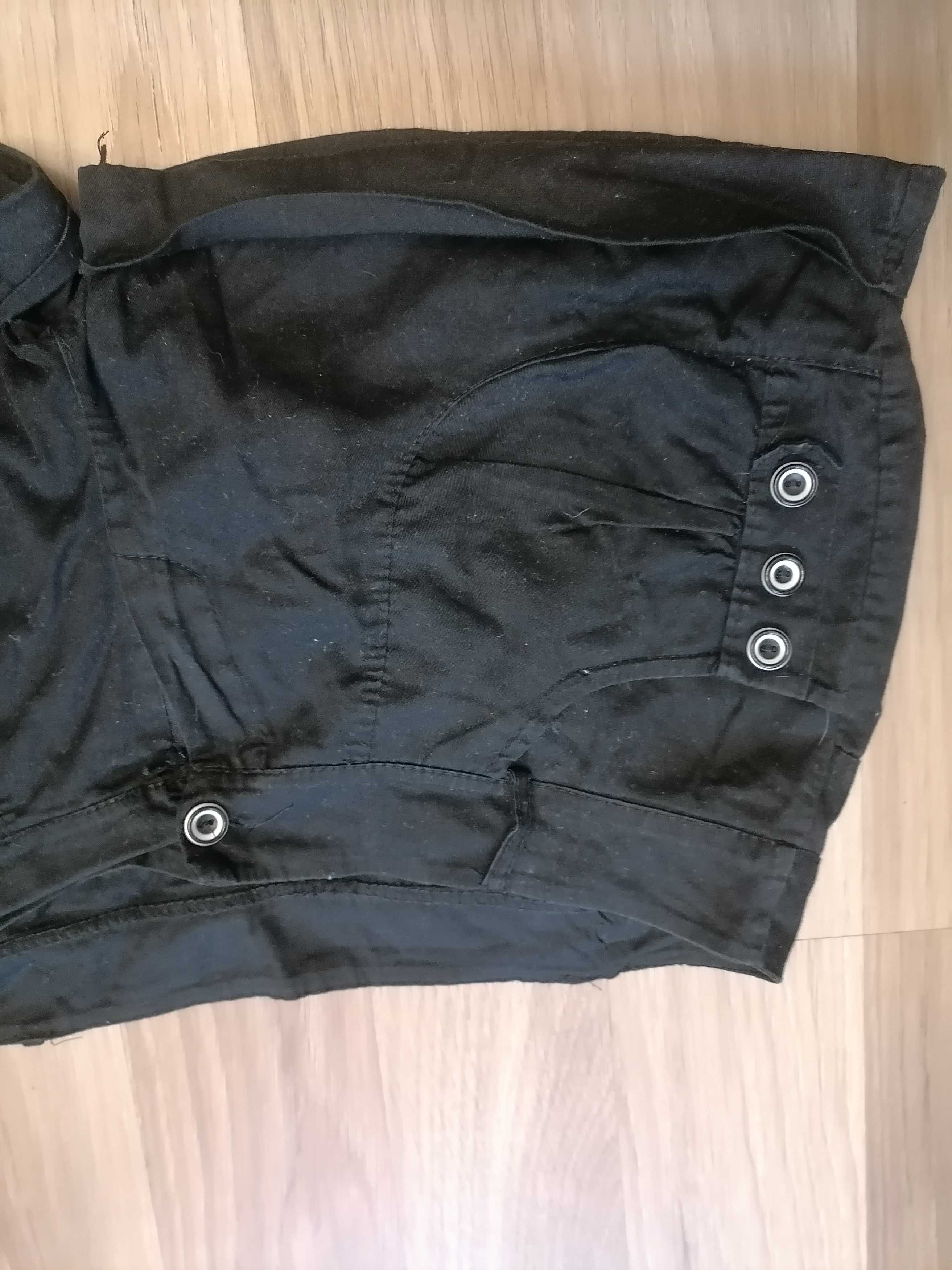 Czarne spodenki xl