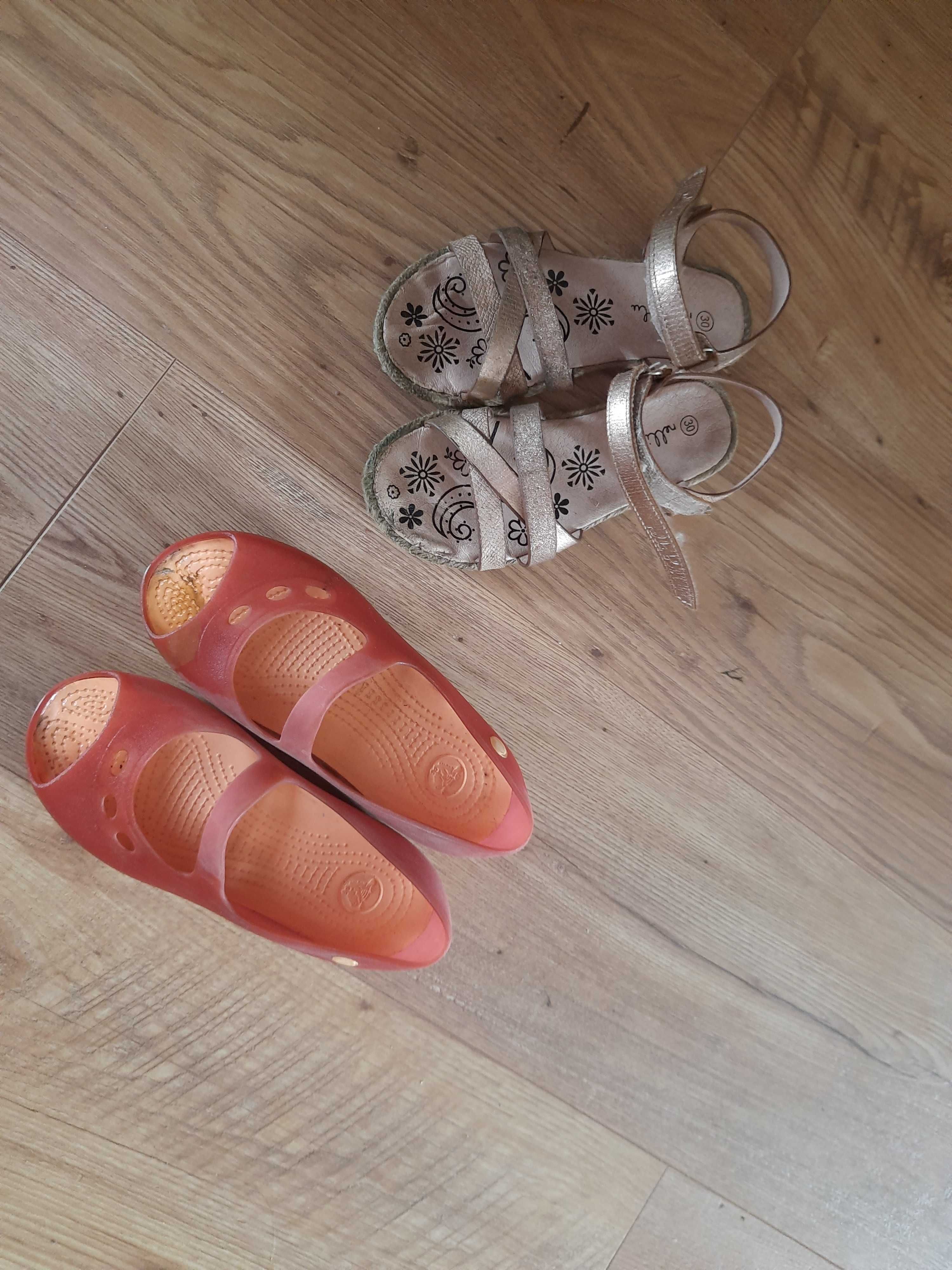 2 pary sandalek - crocks i ccc rozm 30 i 31