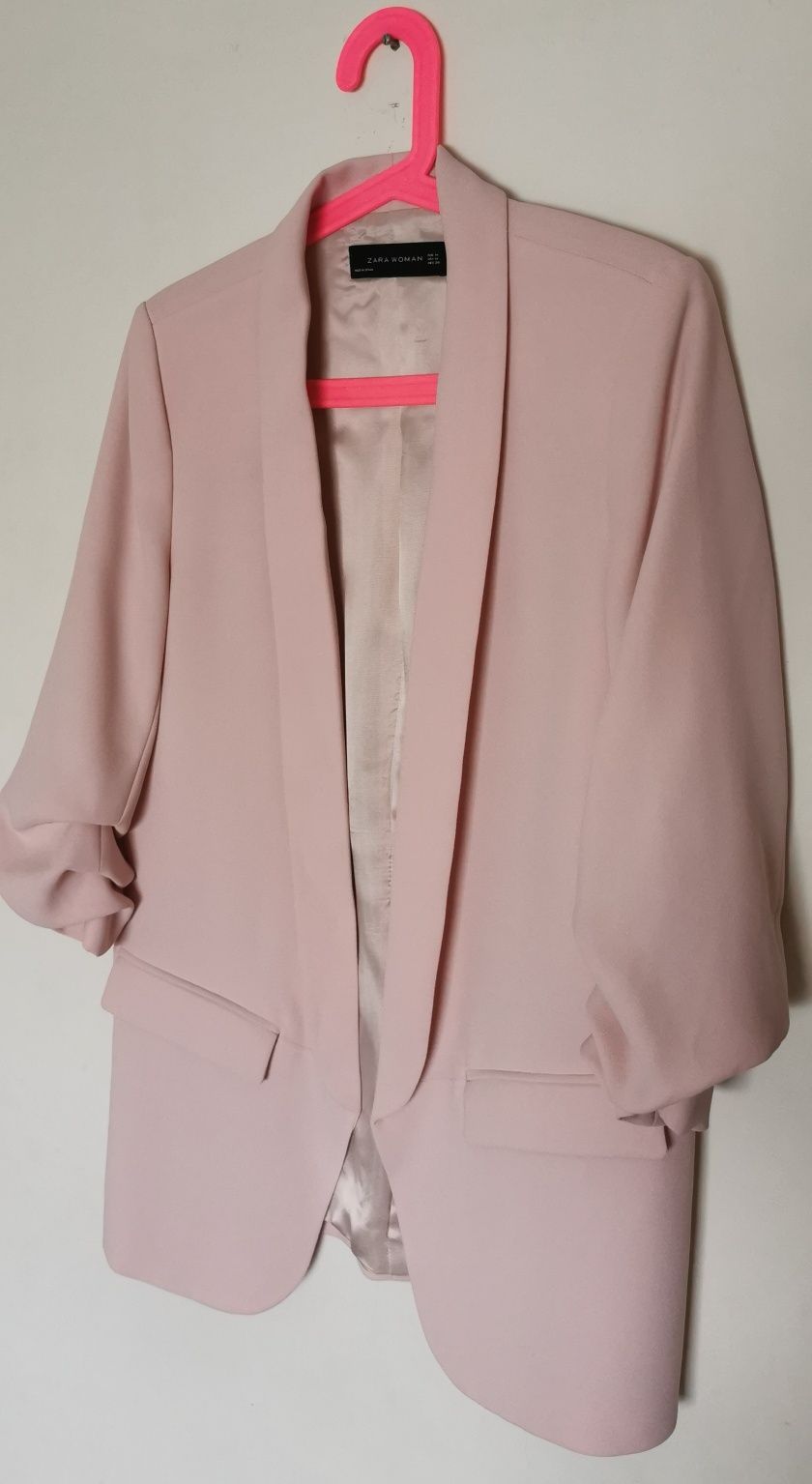 Blazer da Zara, rosa claro, primaveril