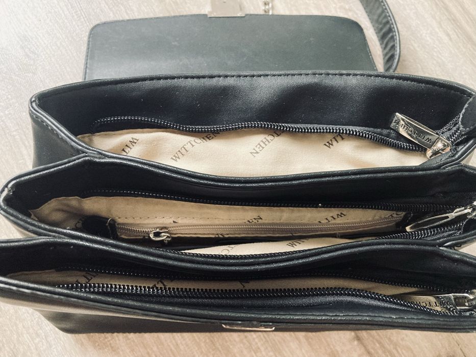 Torebka Wittchen Flap Bag Czarna stan bdb