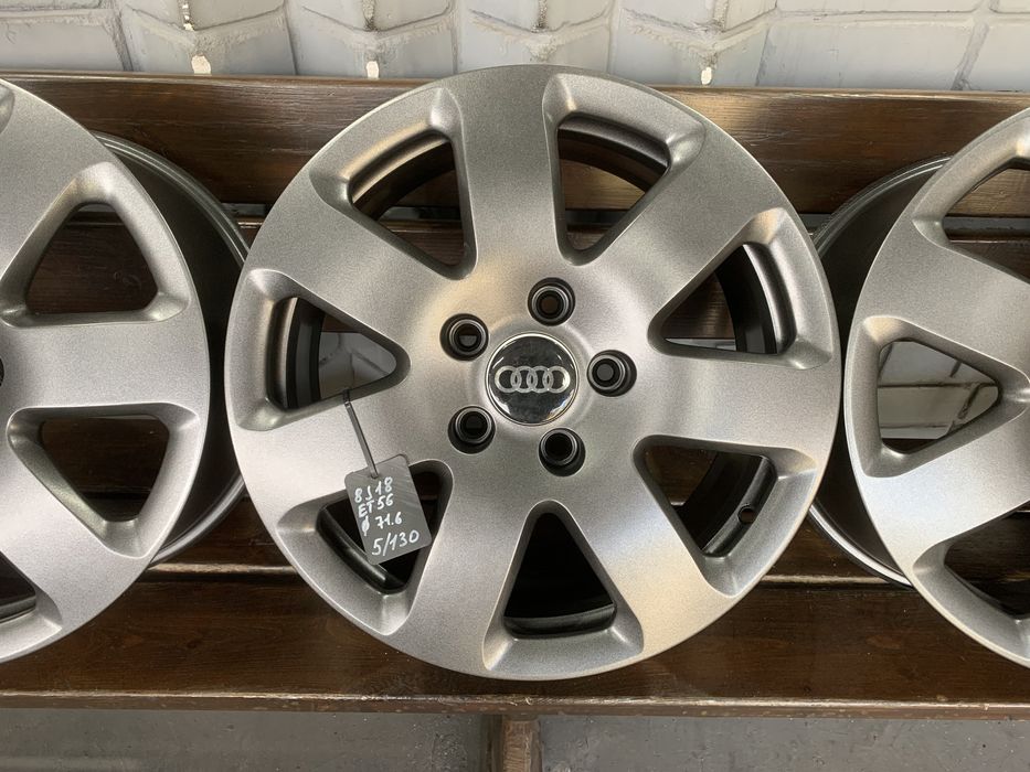 99 Оригинальные литые диски Audi 5/130 R18 et56 4L0601025a