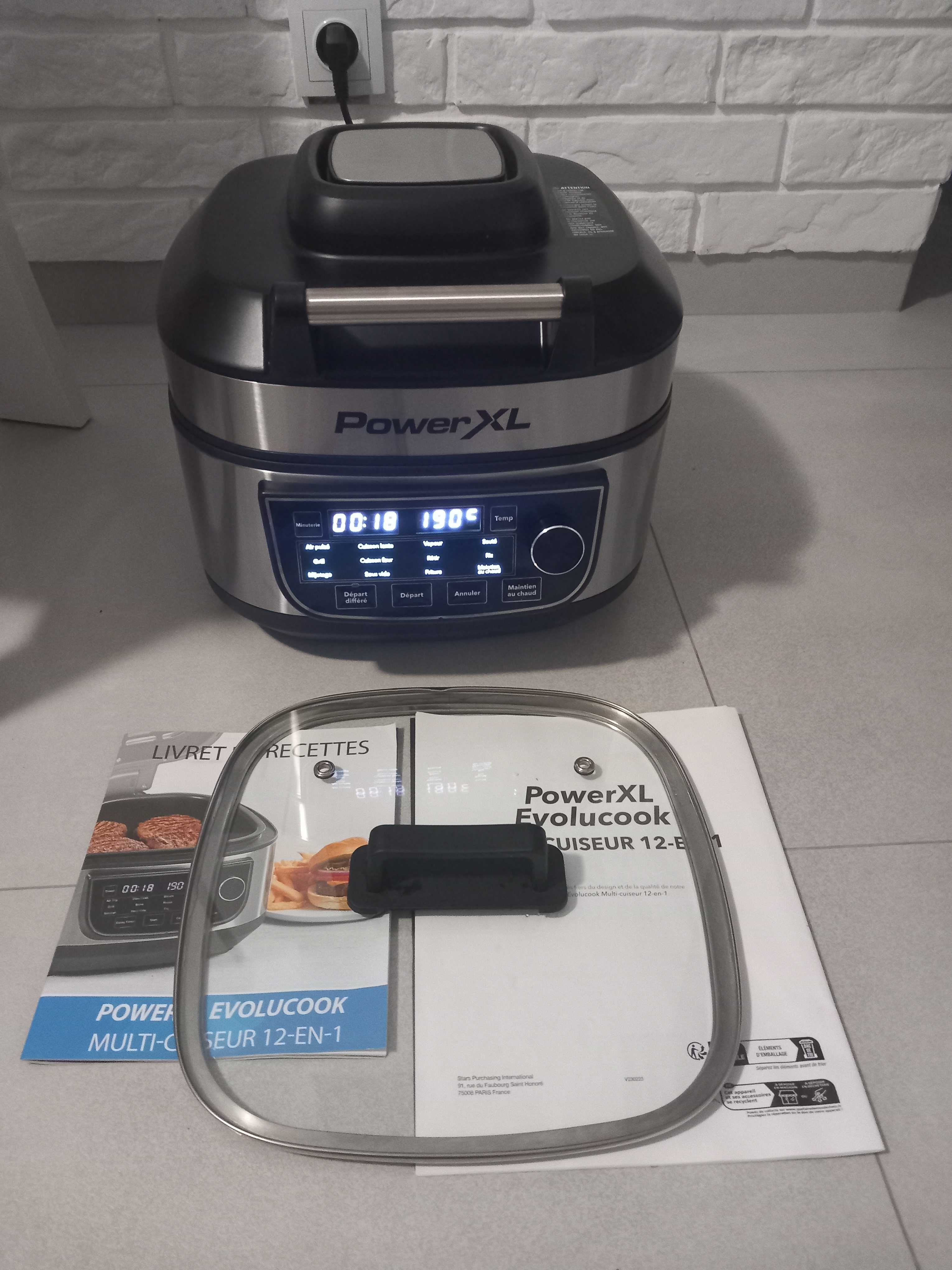 Power XL Multicooker – piekarnik 12 w 1 z funkcją AirFryer