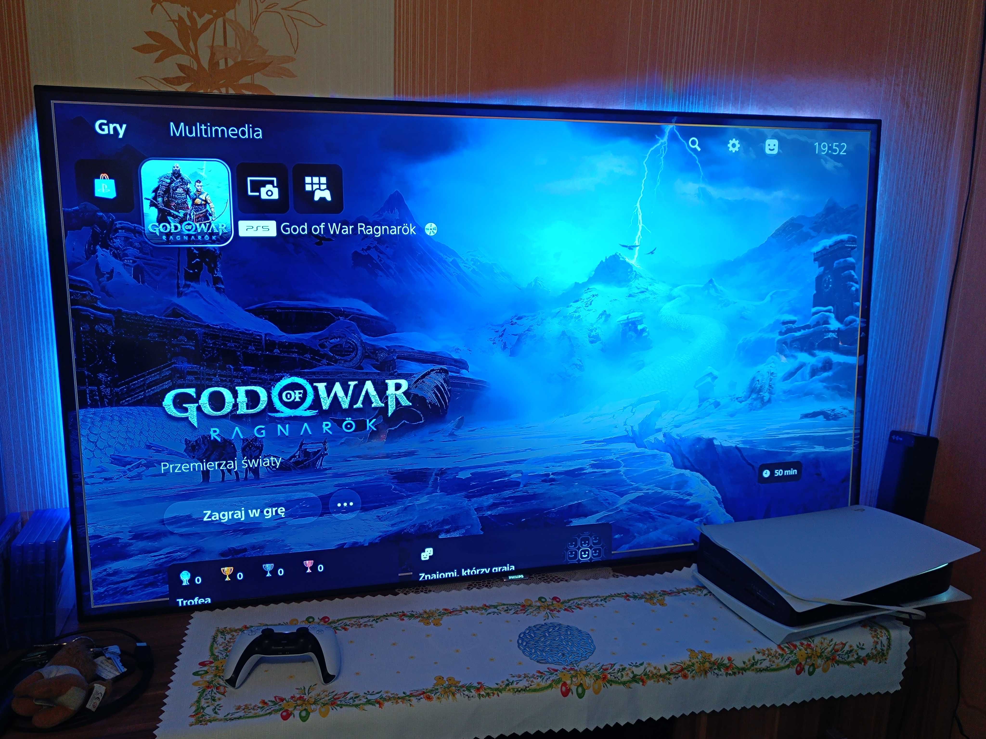 65” Philips 4K UHD Ambilight | QLED | Stan bdb | Odbiór osobisty