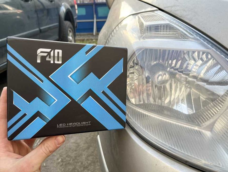 Мини BI-LED линзы H4 F40  Ціна за пару лед линзы лампы н4