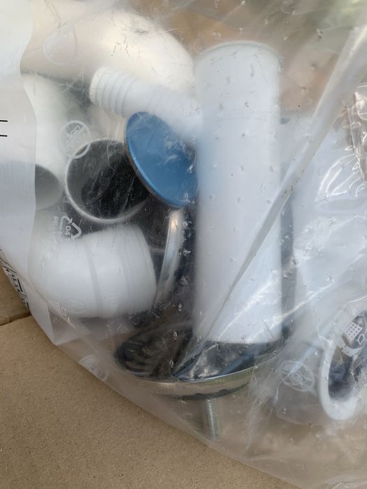 Nowy zlewozmywak granitowy dwukomorowy