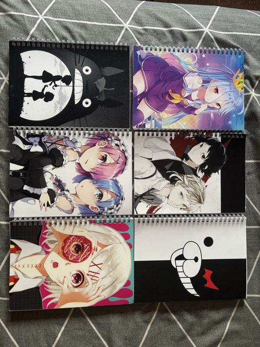 Скетчбуки. Блокноты с аниме