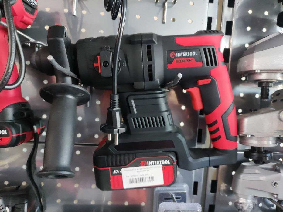 Перфоратор  Новий , 2 Дж, 4,0 Ач, ЗП 4 A, кейс INTERTOOL WT-0370