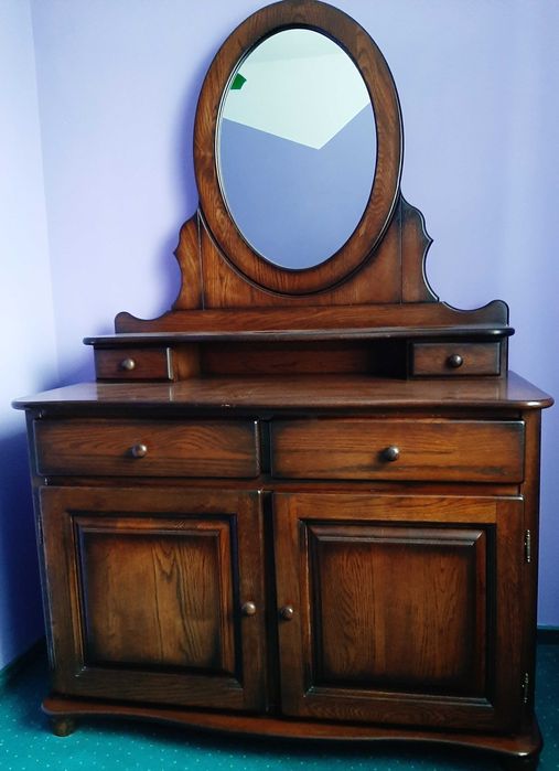 Zestaw mebli drewnianych vintage