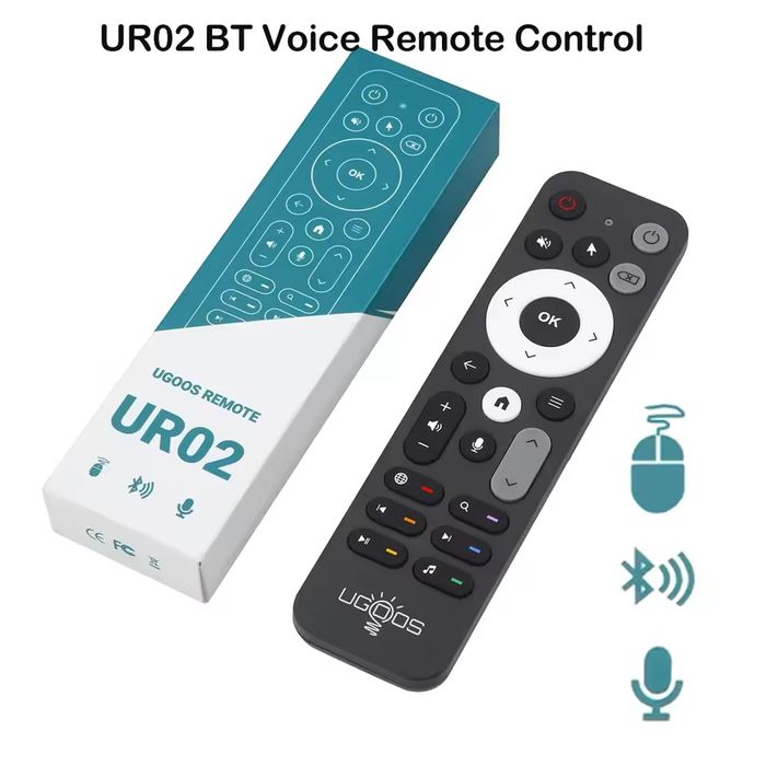 Ugoos UR02 найзручніший пульт для вашого Smart TV. Bluetooth Аеромиш